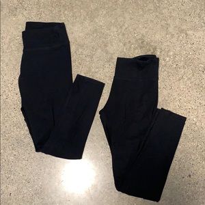 Aerie cotton leggings (two pairs)